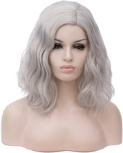 Load image into Gallery viewer, Estelle Short Bob Wavy Curly Wig For Women Heat Resistant Bob Party Wig Including Wig Cap