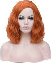 Load image into Gallery viewer, Estelle Short Bob Wavy Curly Wig For Women Heat Resistant Bob Party Wig Including Wig Cap