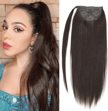 Load image into Gallery viewer, Eestelle Human Hair Ponytail Extension Clip in Ponytail Hair Extensions -مقطع في ذيل حصان شعر بشري