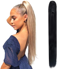 Load image into Gallery viewer, Estelle Claw Curly Wavy / Straight Ponytail Extension Long Synthetic for Women
