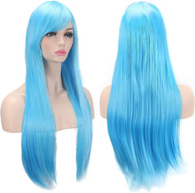Load image into Gallery viewer, Estelle Wigs 32 Inches 80 cm Long Straight Anime Fashion Women's Cosplay Wig Party Wig With Free Wig Cap