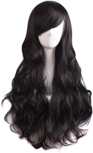 Load image into Gallery viewer, Estelle Charming Women's Long Curly Full Hair Wig Black باروكة شعر مستعار طويل مجعد طويل جذاب للنساء باللون الأسود