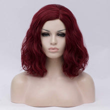 Load image into Gallery viewer, Estelle Short Bob Wavy Curly Wig For Women Heat Resistant Bob Party Wig Including Wig Cap