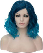 Load image into Gallery viewer, Estelle Short Bob Wavy Curly Wig For Women Heat Resistant Bob Party Wig Including Wig Cap