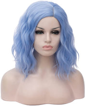 Load image into Gallery viewer, Estelle Short Bob Wavy Curly Wig For Women Heat Resistant Bob Party Wig Including Wig Cap