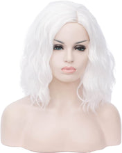 Load image into Gallery viewer, Estelle Short Bob Wavy Curly Wig For Women Heat Resistant Bob Party Wig Including Wig Cap