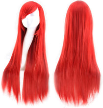 Load image into Gallery viewer, Estelle Wigs 32 Inches 80 cm Long Straight Anime Fashion Women's Cosplay Wig Party Wig With Free Wig Cap