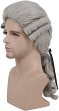 Load image into Gallery viewer, Estelle Colonial Man Long Curly Wig Halloween Costume Wig Anime Cosplay Wig