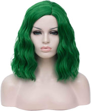 Load image into Gallery viewer, Estelle Short Bob Wavy Curly Wig For Women Heat Resistant Bob Party Wig Including Wig Cap