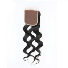 Load image into Gallery viewer, Hand Made Natural Wave Human Hair Lace Closure 4*4-اليد التي قدمت الطبيعية موجة شعر بشري إغلاق الدانتيل 4 * 4