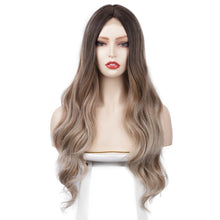 Load image into Gallery viewer, Estelle small lace ladies wig long curly hair big loose wave wig headgear wig-R4/T12/1001#
