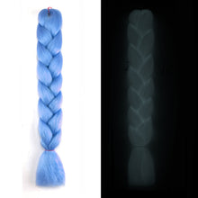 Load image into Gallery viewer, 3 Pieces Night light Synthetic Hair Extension for Braiding ,Jumbo Braids , Extension Afro Braids Crochet Twist-3 قطع من وصلات الشعر الاصطناعية الخفيفة الليلية للتضفير ، الضفائر الضخمة ، تمديد الضفائر الأفرو الكروشيه