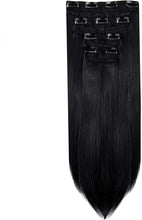 Load image into Gallery viewer, Estelle Clip in Hair Extensions 4Pcs 11Clips Curly Wavy Thick Full Head Double Weft Clip on Synthetic Hair Extension وصلات شعر Estelle Clip في وصلات الشعر 4 قطعة 11 مشابك مموجة ومموجة سميكة كاملة الرأس بمشبك مزدوج اللحمة على وصلات الشعر الاصطناعية