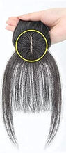 Load image into Gallery viewer, Estelle Realistic Natural Fake Bangs Invisible 3D French Air Bangs Real Hair Wig Pieces For Ladies Head Replacement Pieces