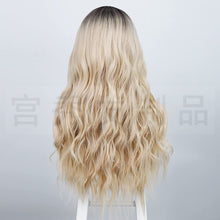 Load image into Gallery viewer, Estelle Fashion Small Lace Front Wig For Women Long Body Wavy Gradient Blonde 4/60 Estelle Fashion باروكة دانتيل أمامية صغيرة للنساء جسم طويل أشقر مموج متدرج 4/60