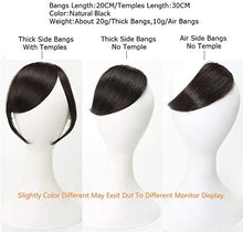 将图片加载到图库查看器,Estelle 2 Pieces Wave Side Bangs Real Human Hair Clip In Bangs Wave Fringe Hair Extensions Estelle 2 قطعة من الانفجارات الجانبية المموجة مشبك شعر بشري حقيقي في وصلات شعر مموجة هامش
