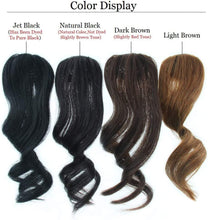 将图片加载到图库查看器,Estelle 2 Pieces Wave Side Bangs Real Human Hair Clip In Bangs Wave Fringe Hair Extensions Estelle 2 قطعة من الانفجارات الجانبية المموجة مشبك شعر بشري حقيقي في وصلات شعر مموجة هامش