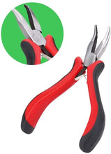 Load image into Gallery viewer, Estelle Hair Extension Kit, Wig Connector Kit Pliers Hook Loop Tip with 500Pcs Micro Rings Hair Extension Accessories مجموعة وصلات الشعر من Estelle ، مجموعة وصلات الشعر المستعار كماشة رأس حلقي مع 500 قطعة من إكسسوارات إطالة الشعر الصغيرة