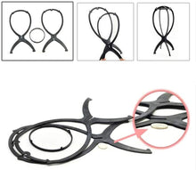 Load image into Gallery viewer, Estelle Wig Stand Holder 6pcs Portable Durable Plastic Folding Wig Holder Hairpieces Display Tool Stable Wig Stand Dryer حامل شعر مستعار 6 قطع قابل للحمل بلاستيك متين قابل للطي حامل شعر مستعار أداة عرض قطع شعر مستعار ثابت حامل مجفف