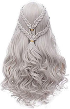 Load image into Gallery viewer, Wigs for Women Girls Long Straight Hair Wig Natural Fashion Cute Synthetic Wigs for Daily Party Cosplay-الباروكات للنساء والفتيات شعر مستعار طويل مستقيم شعر مستعار طبيعي أزياء لطيف الاصطناعية الباروكات للحزب اليومي تأثيري