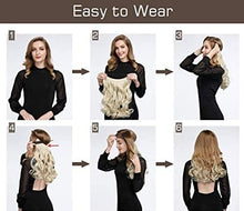 Load image into Gallery viewer, Eestelle full head one-piece long straight and Body Wave hair extension, with 5 clips, suitable for women and girls