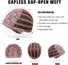 Load image into Gallery viewer, Estelle Fiber Heat Resistant Wig, Nature looking ,Curl, Bodywave, Straight, long, Short, Black, Brown, for Cosplay Daily Party Use Synthetic Hair Replacement Wig For Fashion Women (Light Brown)