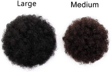 Load image into Gallery viewer, Eestelle Short Synthetic Curly African American Kinky Wrap Drawstring Puff Ponytail -ذيل حصان Eestelle قصير صناعي مجعد أمريكي أفريقي غريب ملفوف برباط منفوخ