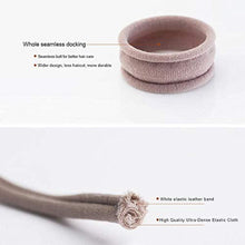 Load image into Gallery viewer, Estelle Hair Ties For Women Hamkaw 30 Pieces Ponytail Holder Soft Seamless No Crease Damage Elastics Hair Band Stretch Headband Girls Accessories Set For Thick Hair Curly Hair Black