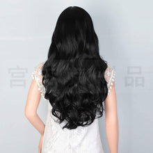 Load image into Gallery viewer, Estelle Fashion Small Lace Front Wig For Women Black Medium Loose Wavy Estelle Fashion باروكة دانتيل أمامية صغيرة للنساء ، أسود متوسط فضفاض متموج