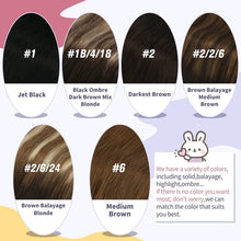 Load image into Gallery viewer, Estelle Invisible Wire Human Hair One Piece Clip-in Extension-إستيل سلك غير مرئي بشري بشري قطعة واحدة وصلة تمديد