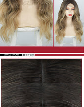 Load image into Gallery viewer, Estelle Wig European and American women's wig Front lace small lace wig Middle point big wave long curly hair chemical fiber headgear