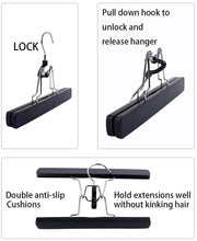 Load image into Gallery viewer, Estelle 2 Pieces Of Hair Extension Portable Wig Storage Bag Carrying Case Suitable For Store style Hair with Hook حقيبة تخزين شعر مستعار محمولة من قطعتين من Estelle مناسبة لتصفيف الشعر مع خطاف