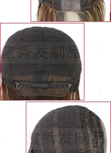 Load image into Gallery viewer, Estelle Fashion Small Lace Front Wig For Women Straight Long Mixcolor 4/27 Estelle Fashion باروكة دانتيل أمامية صغيرة للنساء مستقيم طويل ميكس كولور 4/27