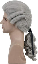 Load image into Gallery viewer, Estelle Colonial Man Long Curly Wig Halloween Costume Wig Anime Cosplay Wig