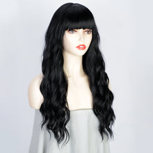 Load image into Gallery viewer, Estelle European and American Wigs Chemical Fiber High Temperature Silk Long Curly Hair Water Ripple Ladies Headgear Wigs