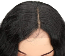 Load image into Gallery viewer, Estelle Lace Front Wigs 24'' Long Wavy Synthetic Wig 4.5" Transparent Lace For Women (BLACK COLOR) Estelle الدانتيل الجبهة الباروكات 24 '' طويل مموج الاصطناعية الباروكة 4.5 "دانتيل شفاف للنساء (أسود اللون)