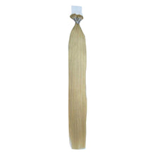 Load image into Gallery viewer, Estelle I Tip Hair Extensions Human Hair 24 Inch Extensions with Natural Hair 100Strands Keratin Bond Hair Extensions Soft Long Lasting Anti Tangle Color No P6_60