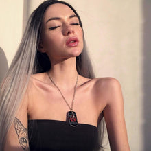 Load image into Gallery viewer, Estelle Ombre Grey Lace Front Wig Long Straight Synthetic Wigs for Women Half Hand Tide 22 inches Wig أومبير رمادي دانتيل أمامي باروكة شعر مستعار صناعي طويل مستقيم للنساء نصف يد 22 بوصة شعر مستعار