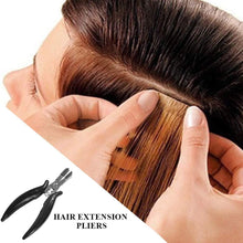 Load image into Gallery viewer, Estelle Mini Pliers, for Hair Extensions, Apply and Remove, Flat Shape Plier, For Use With Micro Rings Pre-Bonded Hair Extensions, Hair Extensions Pliers