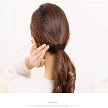 Load image into Gallery viewer, Estelle Hair Ties For Women Hamkaw 30 Pieces Ponytail Holder Soft Seamless No Crease Damage Elastics Hair Band Stretch Headband Girls Accessories Set For Thick Hair Curly Hair Black