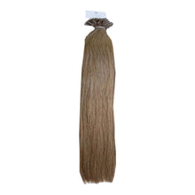 Load image into Gallery viewer, Estelle I Tip Hair Extensions Human Hair 24 Inch Extensions with Natural Hair 100Strands Keratin Bond Hair Extensions Soft Long Lasting Anti Tangle Color No P6_60