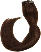 Load image into Gallery viewer, Clip In Remy Human Hair Extension With Multi-color 90g-مقطع في وصلات شعر ريمي بشري متعدد الألوان