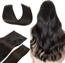 Load image into Gallery viewer, Clip In Human Remy Hair Extensions ,Double Weft, 100g 7 Pcs