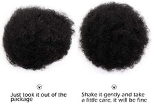Load image into Gallery viewer, Eestelle Short Synthetic Curly African American Kinky Wrap Drawstring Puff Ponytail -ذيل حصان Eestelle قصير صناعي مجعد أمريكي أفريقي غريب ملفوف برباط منفوخ