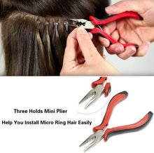 Load image into Gallery viewer, Estelle Hair Extension's Plier Professional Linkies Micro Ring Beads Tool Kits for Hair Extension Removal