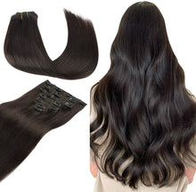Load image into Gallery viewer, Clip In Human Remy Hair Extensions ,Double Weft, 100g 7 Pcs