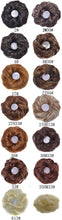 Load image into Gallery viewer, Eestelle messyBun Scrunchie with Elastic Rubber Band Ponytail Hair Extensions Updo Chignon Donut Ponytail Hairpiece Synthetic Tousled Hair for Women (nature balck2)
