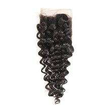 Load image into Gallery viewer, Hand Made Deep Wave Human Hair Lace Closure 4*4-يدوية عميقة موجة شعر بشري إغلاق الدانتيل 4 * 4