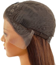 Load image into Gallery viewer, Estelle Long Wavy Lace Front with 13"x2.5" Simulated Scalp Wig 24'' Body Wavy Synthetic Wigs (Ombre Honey Color) دانتيل أمامي طويل مموج من Estelle مع شعر مستعار مقلد لفروة الرأس مقاس 13 × 2.5 بوصة 24 بوصة شعر مستعار صناعي مموج للجسم (لون عسلي متدرج اللون)