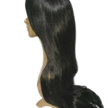 Load image into Gallery viewer, Human Hair Straight Wig with Fringe.شعر مستعار مستقيم الشعر البشري مع هامش.